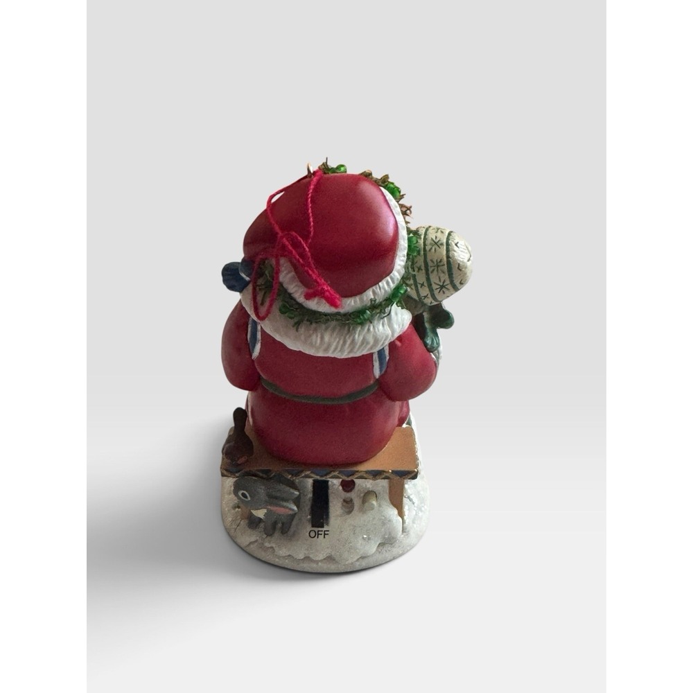 2004 Hallmark Keepsake Ornament Sitting on Santa's Lap Christmas 3.75" - Picture 4 of 7